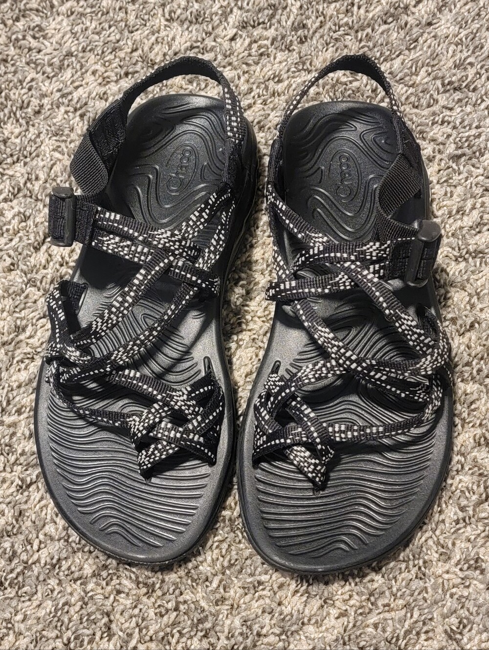 Chaco Zvolv X2 Womens Sandals, Size 8, Black  Outdoor,Hiking